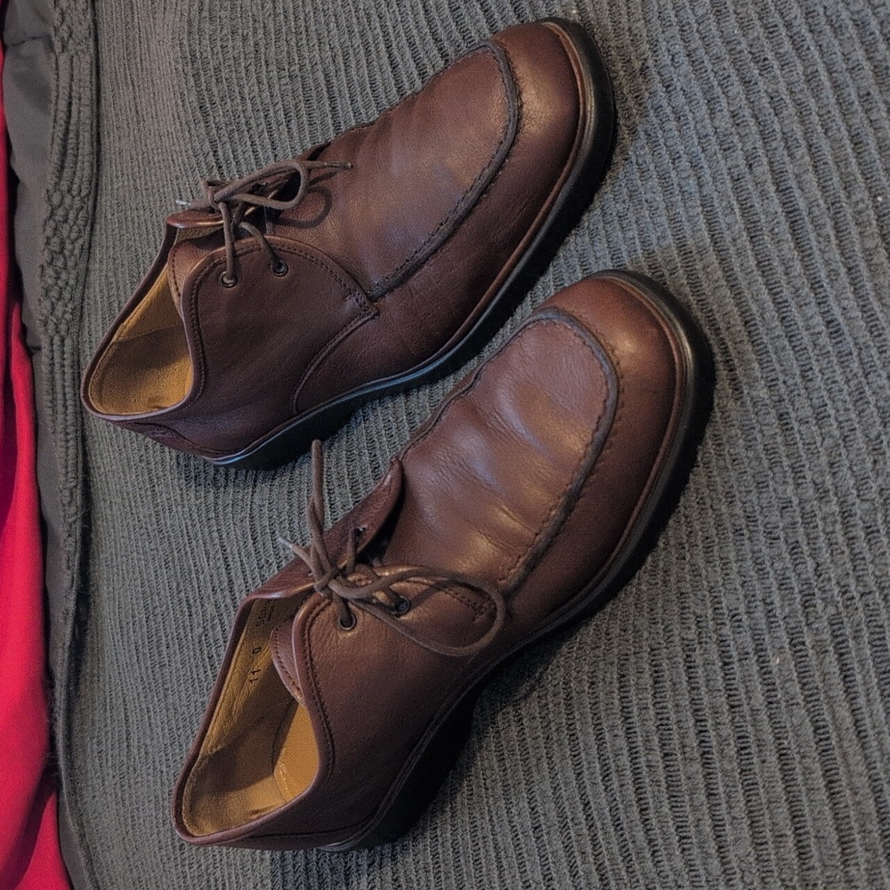 Bally Sorini‎ Brown Leather Men's Oxfords Shoes Size 11 (1400.00 MSRP)